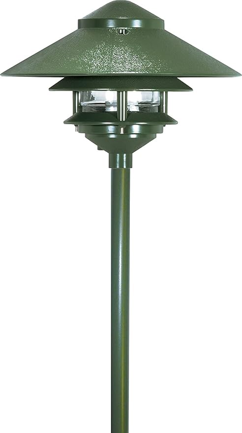 Nuvo 90/1278-12PK 12-Inch x 1/2-Inch Steel Durable Outdoor Landscape Pathway Light Mounting Post, Green, 12-Pack