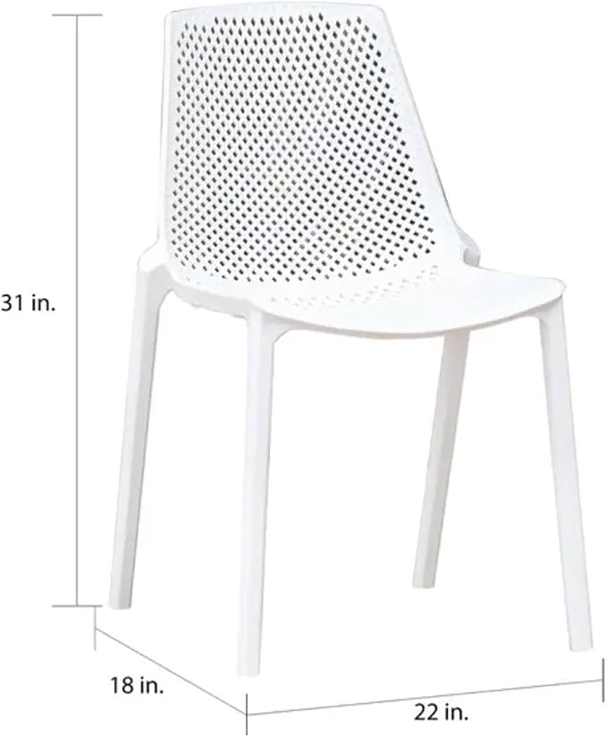 Urban Elements Melbourne 7-Piece Patio Furniture Set | Teak Finish 100% FSC Eucalyptus Wood | Backyard Furniture, Outside Table and Chairs, Round Outdoor Dining Set, 7-Piece Grey