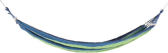 80CM Outdoor Hammock Lightweight Camping Hammock Portable Outdoor Travel Hammock with Hardwood Spreader Bar (Blue)