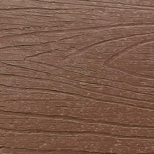Ayge 17.7" Double Outdoor Side Table, Rectangular HDPE Adirondack End Table for Patio, Lawn, Pool, Garden, Backyard,Brown