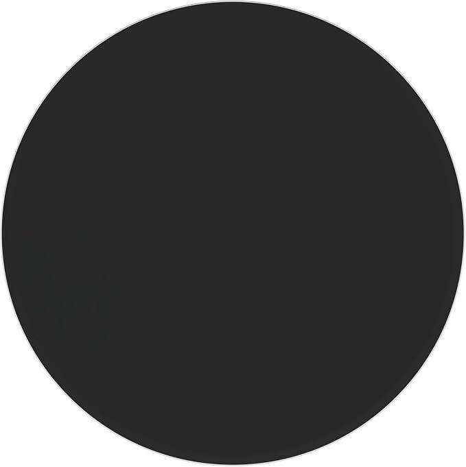 Tempered Glass Table Top Round Black Table Surface 3/8'' Thick Beveled Edge Multipurpose for Dining, Coffee, Restaurant and End Table (3/8" Thick - Beveled Edge, 38.6 inch-Black)