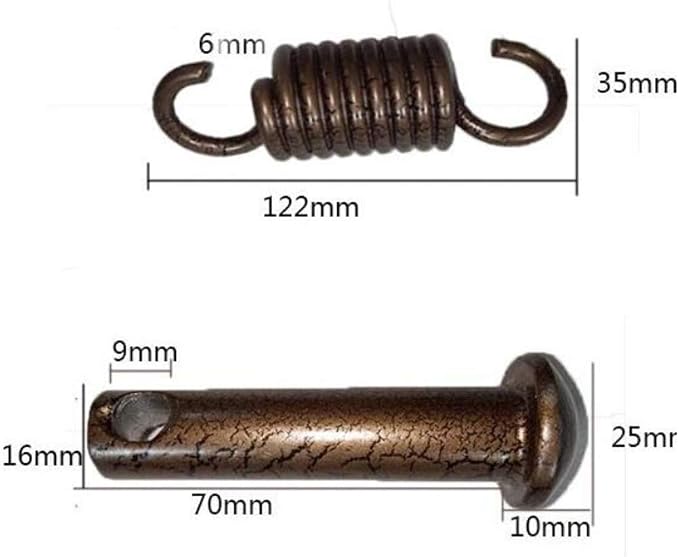 Hammock Chair Ultimate Hanging Kit Hammock Pin Plug for Hanging Basket Chairs and Porch Swings (Brown)