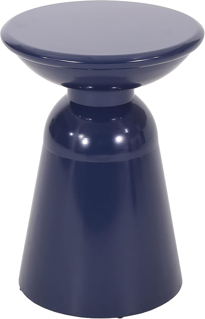 Christopher Knight Home Pelon Outdoor Side Tables - Navy Blue (Set of 2)