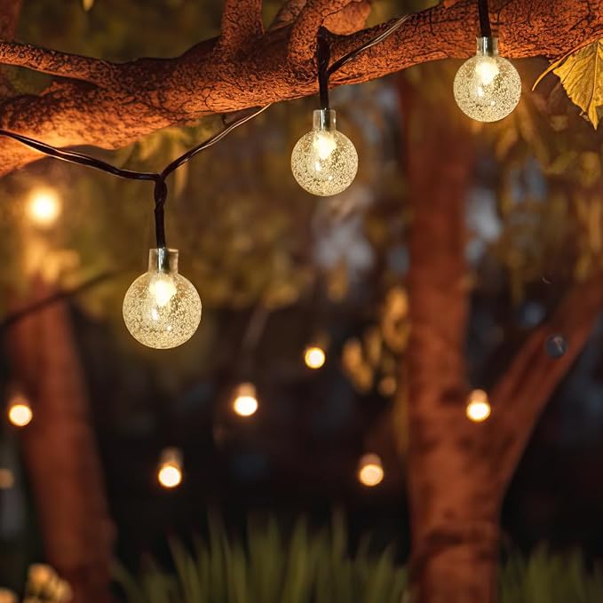 Ideaworks Solar LED Globe String Lights (50 LED Lights)