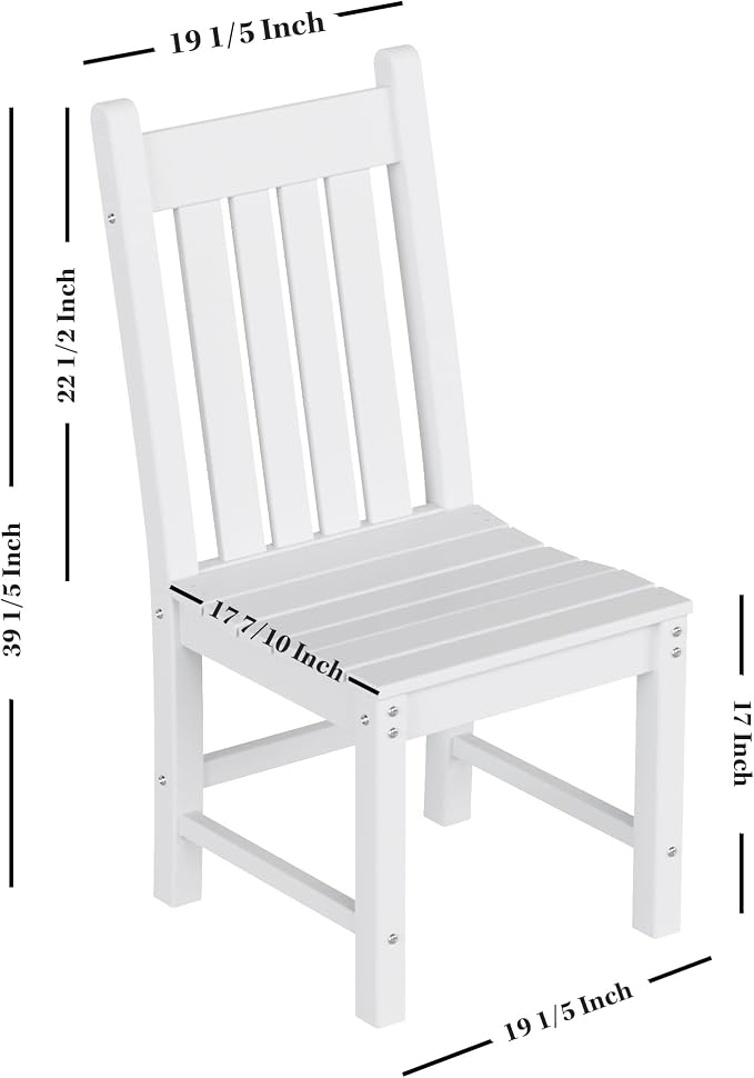 WestinTrends Malibu 6 Piece Outdoor Dining Set with Bench, All Weather Poly Lumber Patio Table and Chairs Set, 71" Trestle Dining Table with Umbrella Hole, 5 Patio Chairs with Bench, Dark Brown