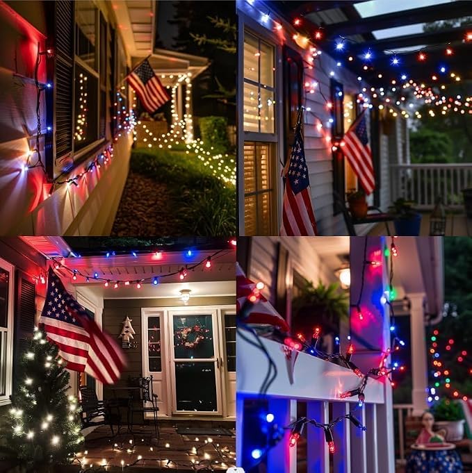 Smart Color Changing Christmas Lights String with Remote 66FT 200 LED RGB | Remote Control, 8 Modes, Timer, Adjustable brightness, Waterproof Lights for Indoor Outdoor Classroom Christmas Decor