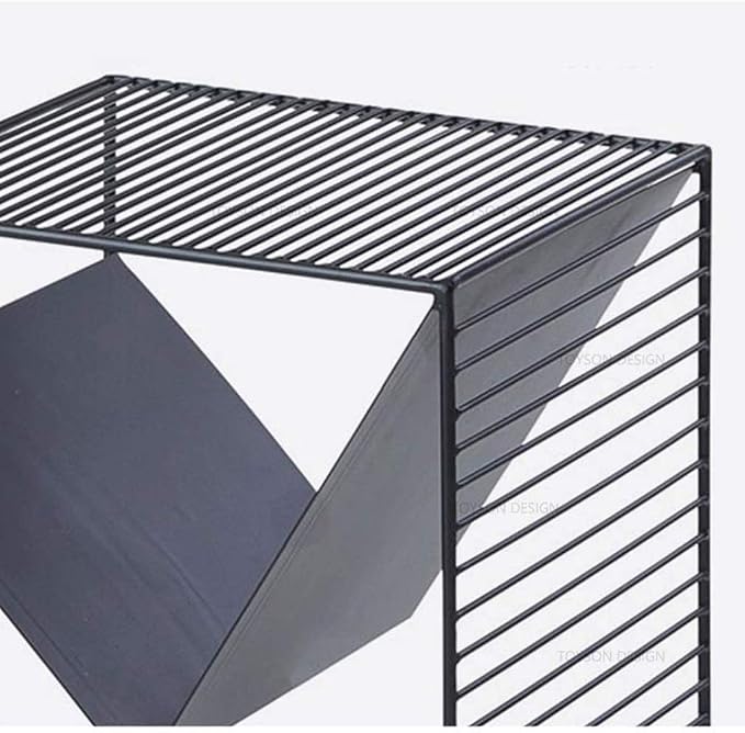 VIDI Iron Square Table,Square Wrought Coffee Table Outdoor End Nesting Side Tables Plant Stand