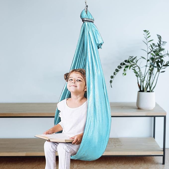 Shakven Extra Sturdy Sensory Swing for Kids | Super Cuddle Indoor Swing,Ther apy Swing Hammock for Child & Adult with Au tism, ADHD, Aspergers, Sensory Integration