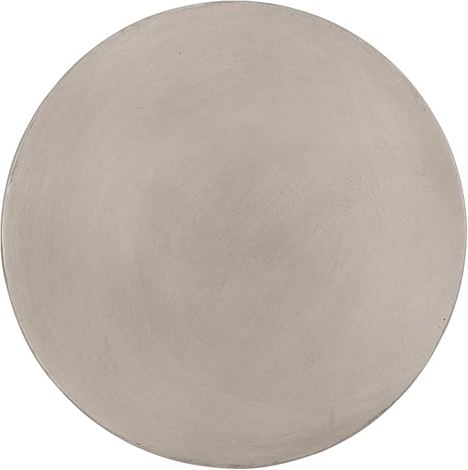Small Coffee Table, Retro Concrete Round Side End Table, MGO Coffee Table for Living Room Garden Stool Decorative Furniture for Apartment Home Patio Outdoor Grey