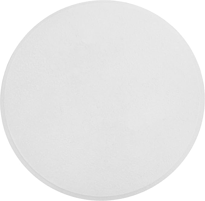 JONATHAN Y Rashida 13.5" White Frosted Modern Round Polyresin Indoor Outdoor Accent Coffee Table, Weather Resistant Low Table with Chunky Ribbed Stacked Ring Design and Tripod Pillar Base TBL1105B