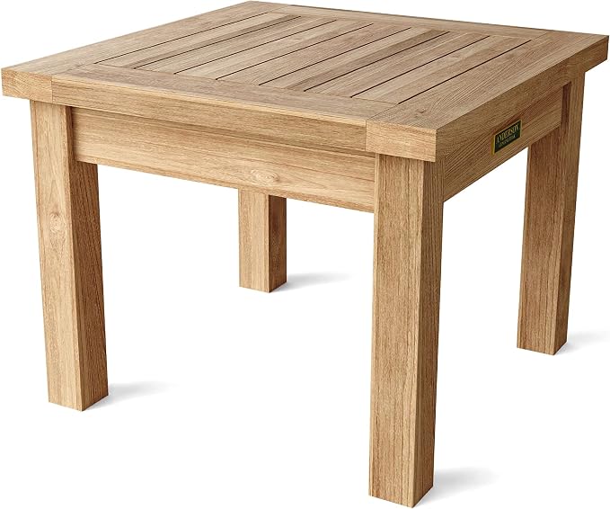 Anderson Teak Bahama 20" Square Table, Mini