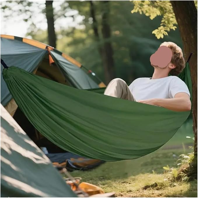 Hammocks, Beach Hammock Travel for Camp Double Single Person Hangable On Trees Bed,for Outside(Sapphire)