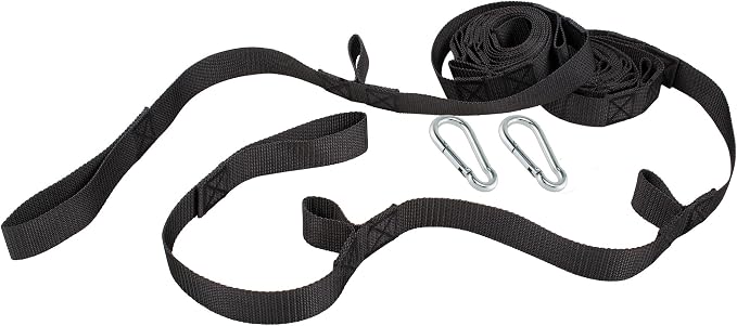 Bliss Hammocks 52" Wide Hammock in a Bag w/Carabiners and Tree Straps Indoor, Outdoor, Poolside, Patio, Backyard Breathable & Weather Resistant High Grade Nylon 300 Lbs Capacity