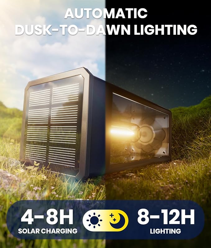 12 Pack Bright Solar Pathway Lights Outdoor,IP65 Waterproof Auto On/Off Solar Garden Light Path Lights Solar Powered for Outside Yard Path Lawn Walkway Driveway Landscape Lighting Patio Decor