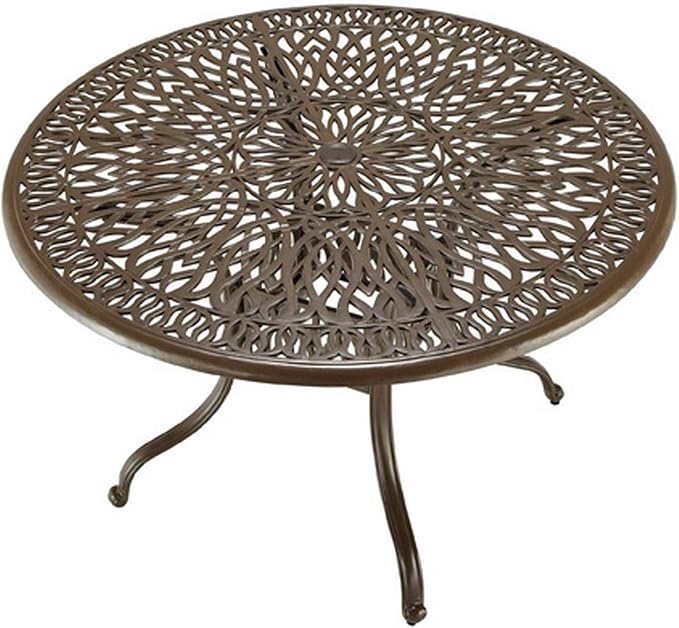 Homestyles Capri Taupe Outdoor Dining Table, 48"W