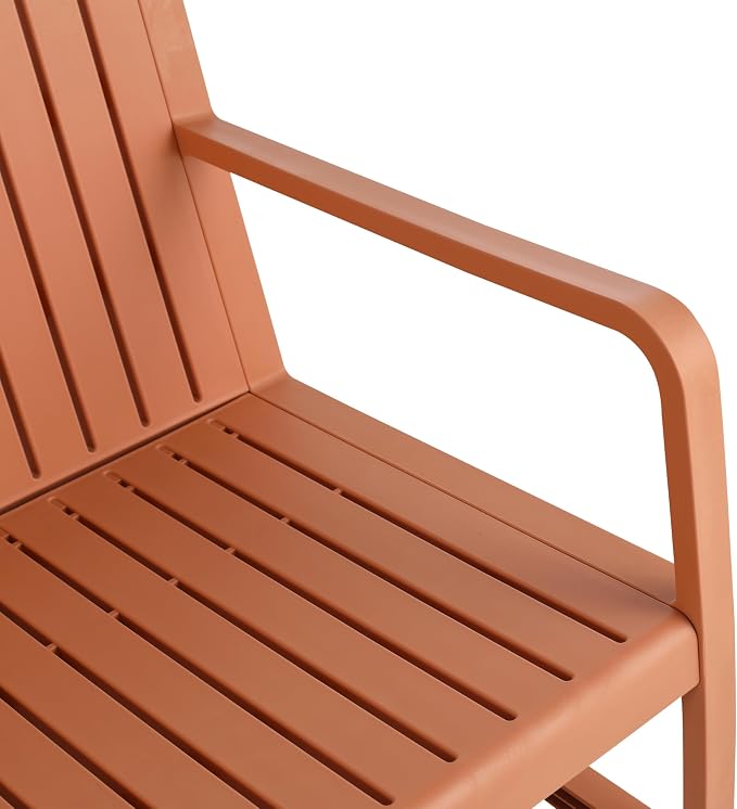 KEIKI 1 PC Outdoor Indoor 3-Seater Sofa PP Furniture Set Easy Assembly for Patio