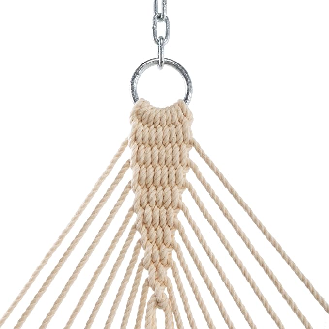 Nags Head Hammocks Gateway Aloe Quilted Quilted Hammock, Constructed of Durable Fabrics, Cumaru Spreader Bar, Rolled Rim Grommets, Galvanized Hardware, Handcrafted in The Carolinas