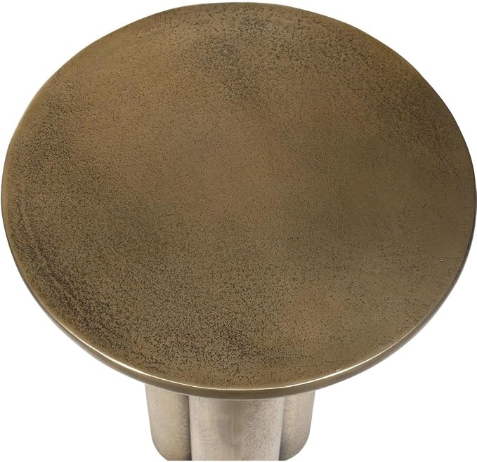 Uttermost 50220 Thorp 22 X 15 inch Antique Brass Outdoor Accent Table