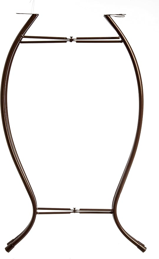 Evergreen Garden Outdoor-Safe Round Summer Splash Glass and Metal Side Table - 12" L x 12" W x 22" Indoor Outdoor Side Tables for Your Patio, Lawn, Garden or Home Décor
