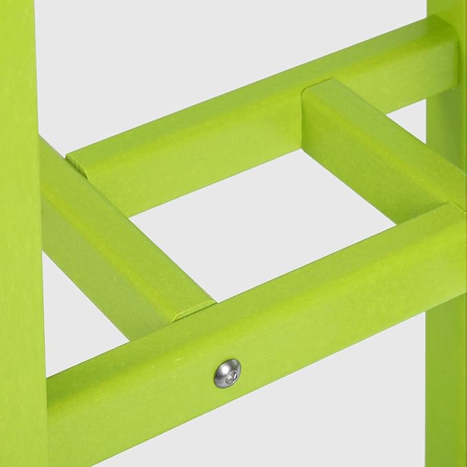 WestinTrends Malibu 37" Counter Height Round Outdoor Patio Bistro Bar Table, Lime