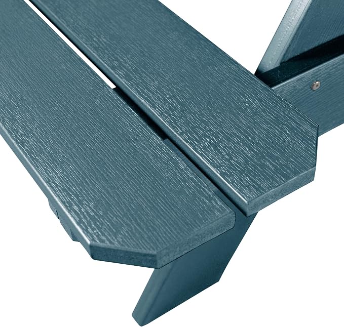 Highwood Professional Commercial Grade National Picnic Table, Nantucket Blue