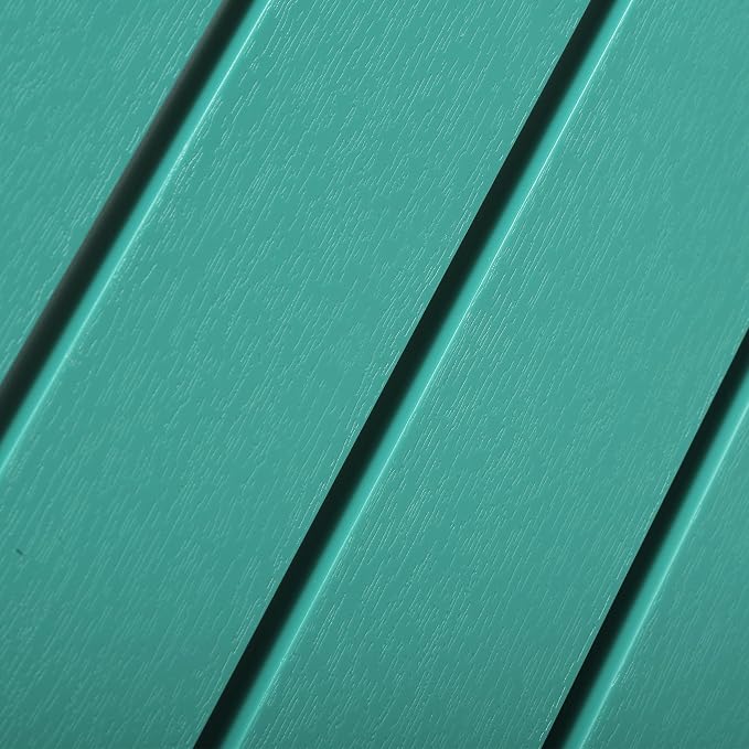 WestinTrends Playa 31.5" Iron Metal Frame Outdoor Square Patio Dining Table, Turquoise