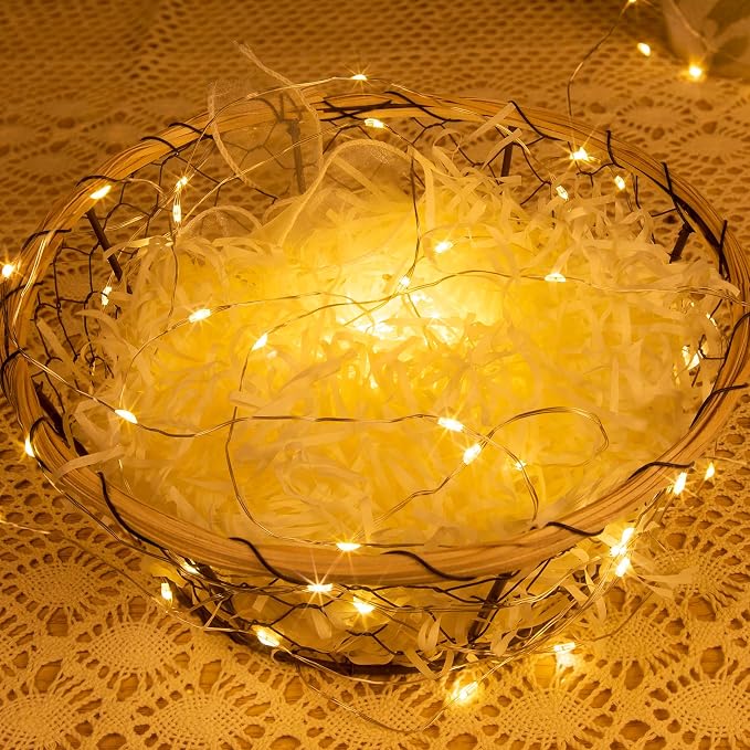 Solar String Lights for Outside,200FT 600 LEDs Solar Fairy Lights,Waterproof 8 Modes Button Outdoor String Light for Patio Garden Backyard Tree Wedding Christmas,Silver Wire,Warm White