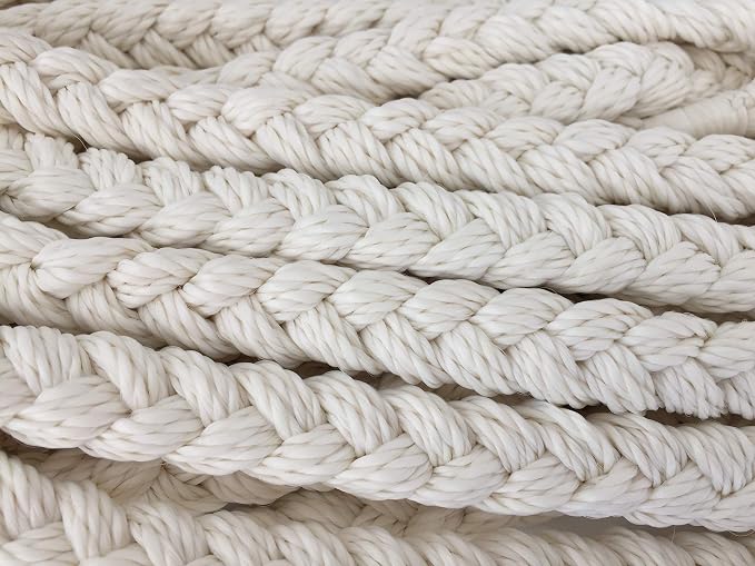 Traditional Mayan Hammock - Hammock Made with Thick Cotton Thread (Natural, Large)