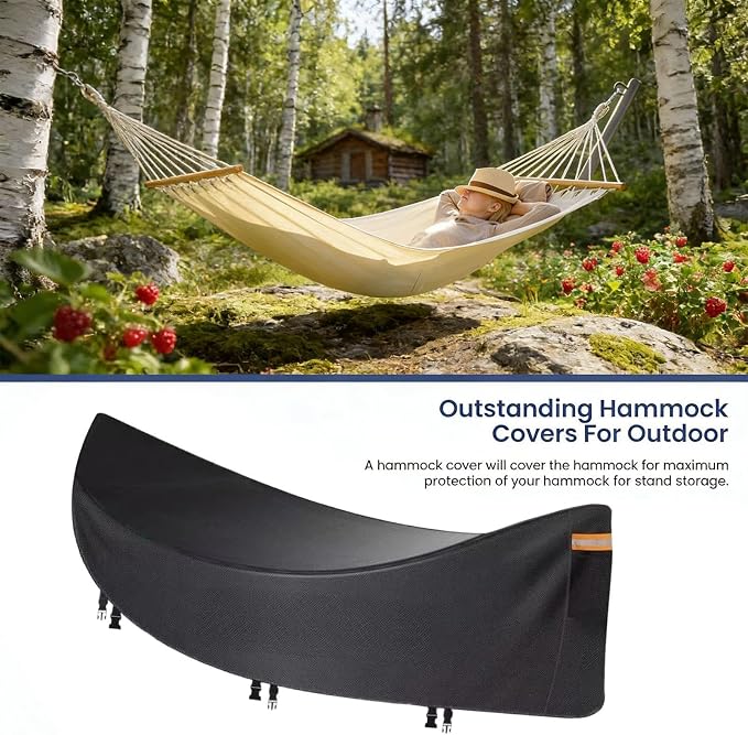 Hammock Covers for Outdoor Waterproof | Heavy Duty Windproof Protector,Camping Hammock Cover,for Outdoor Hiking Biking Cycling Mountain Fishing Picnic Garden