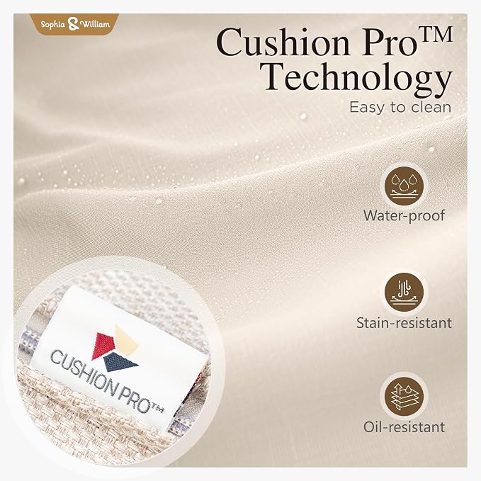 Sophia and William Patio Dining Set, for 6, Swivel Chairs | Cast Aluminum, Round Table, 2.2" Umbrella Hole