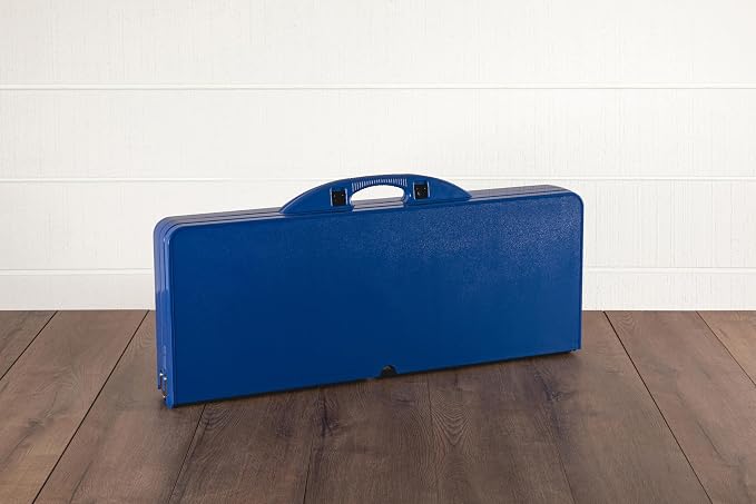 PICNIC TIME NFL Picnic Table Portable Folding Table with Seats and Umbrella
