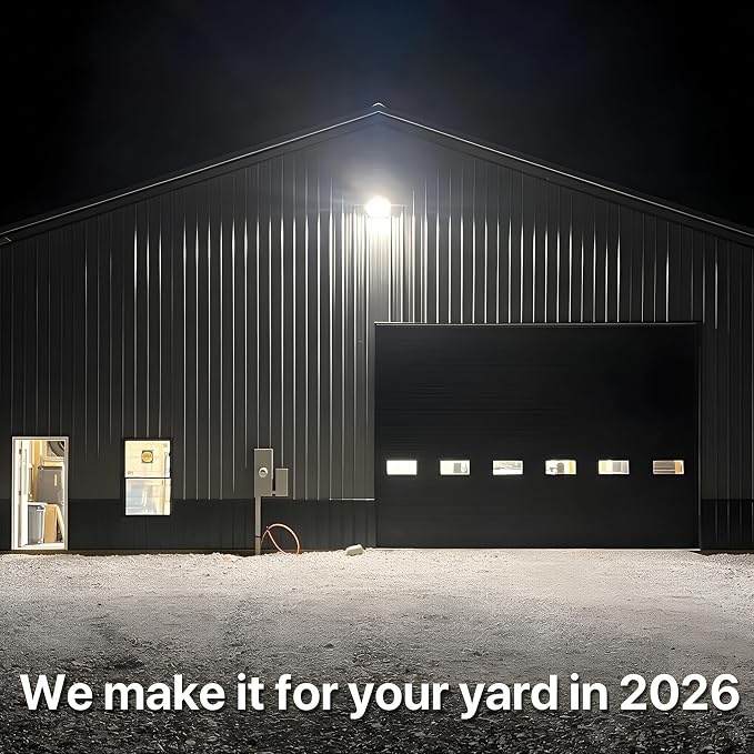 LED Wall Pack Light: 150W 22500LM with Dusk-to-Dawn Photocell | ETL Listed, Glass Lens, IP65 Waterproof, Commercial & Industrial Lighting, Ideal Outdoor Security Lighting for Warehouse Yard