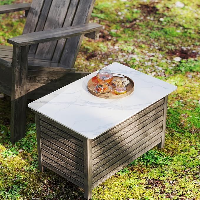 Rectangle Table Top,35.4” x 23.6 ” White Sintered Stone Tabletop, DIY Replacement & Cover Marble Desktop, Scratch & Wear Resistant, Easy to Clean, Suitable for Indoor & Outdoor