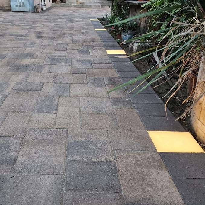 LUMENGY Paver Light 6x12 Inch (5.9x11.81), 2700K Warm White, Glare-Free Brick Lighting for Driveways, Walkways, Pool Decks and Patios, 12V Hardwired, IP67 Waterproof, Drive-Over Rated