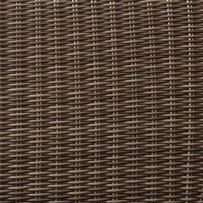 Crosley Furniture Bradenton All Weather Rattan Wicker Outdoor Sectional Coffee Table for Patio, Deck, Porch, Brown
