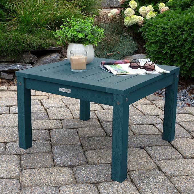 Highwood AD-DSST1-NBE Adirondack Side Table, Nantucket Blue