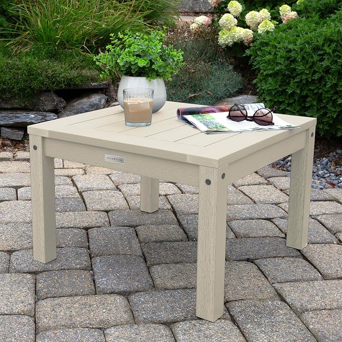 highwood AD-DSST1-WAE Adirondack Side Table, Whitewash