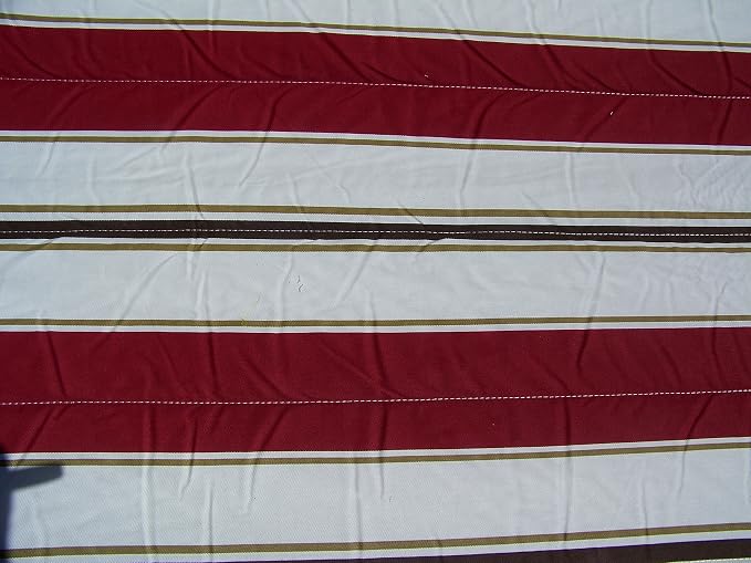 Deluxe Quilted Elegant Red Stripe, Double Padded Hammock Bed w/Pillow. 2 Person Bed. 425 LB Capacity. Stand NOT Included