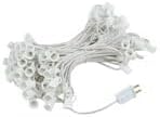 Novelty Lights 100 Foot C7 Outdoor String Lights, Patio Christmas Stringer
