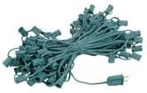 Novelty Lights 100 Foot C7 Outdoor Christmas String Lights, Green Wire