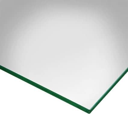 Dulles Glass 36 inch Square Glass Table Top - Tempered - 1/4" Thick Glass Surface, Safe Flat Polished, Eased Corners, Multipurpose for Dining Table, Patio, Coffee and End Table