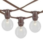 Novelty Lights 25' Clear Incandescent G40 Globe Outdoor String Lights
