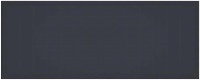 Afuera Living Contemporary Poly Rattan Patio Dining Set, Anthracite Matte Finish, Rectangular Design, Foam-Filled Cushions, UV-Resistant Material, Seats 10, Sleek Outdoor Furniture for Gardens and