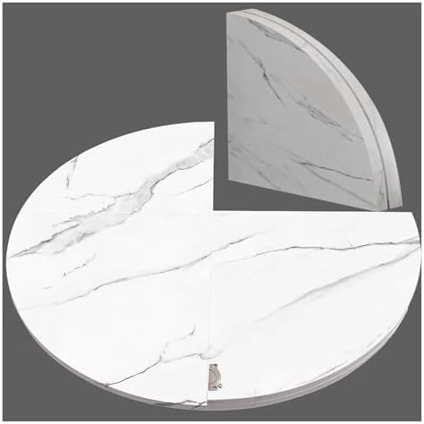 Portable Round Table Top Extender - Fits 42-72" Tables, Perfect for Banquets, Restaurants & Patios, Durable White Design for Easy Setup & Versatile Use