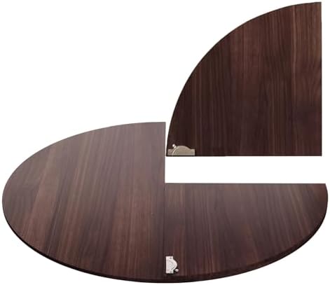 Portable Round Table Top Extender - Fits 42-72" Tables, Ideal for Banquets, Restaurants, Patios, White Replacement for Enhanced Dining Experience