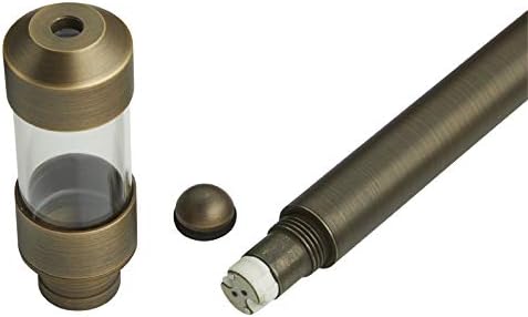 VOLT Conehead 12V Brass Mini Path Light (Bronze) & 3W 2700K G4 LED Bulb | 8-Foot Diameter Illumination, 300 Lumens, Warm White Light, Low Voltage, Ideal for Pathway Walkway Garden Driveway or Patio