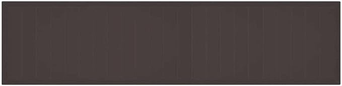 Afuera Living 7 Piece Patio Dining Set, Modern Poly Rattan, Brown Finish, Cushioned Seats, Weather-Resistant, Sleek Flat Armrest Design, Spacious 157.5 x 39.4 in Outdoor Garden Furniture for