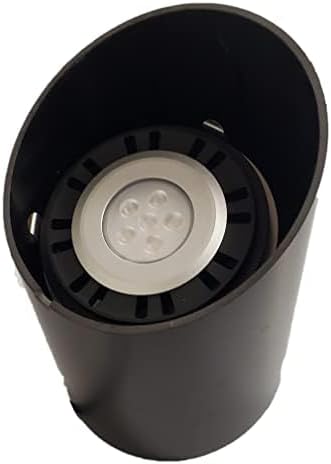 Ironsmith Lighting Products In Ground Well Light Fixture with Clear Cover - Adjustable Gimbal Ring, Clear Bulb Cover and Light Socket Kit Included, Halogen and LED Bulbs Support - Black