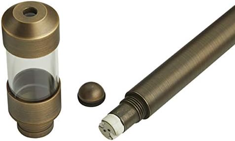 VOLT 12V Brass Max Spread LED Path Light 4-Pack Expansion Kit (Bronze) | 3W LED G4 Bulbs Produce 300 Lumens of 2700K Warm White Light, Ideal for Outdoor Pathway Walkway Garden Driveway or Patio