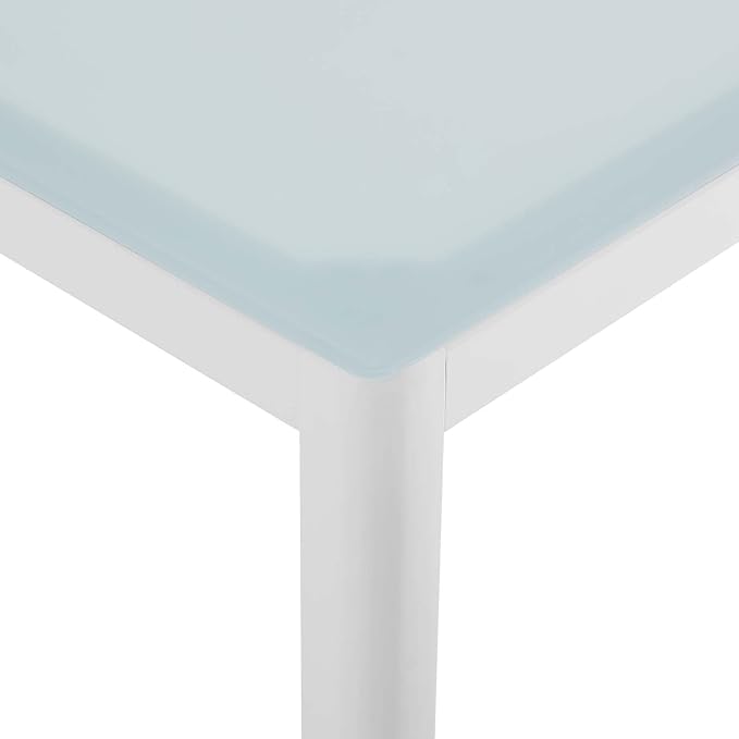 Modway EEI-3576-WHI Raleigh Dining Table, White, 35.5 x 59 x 29